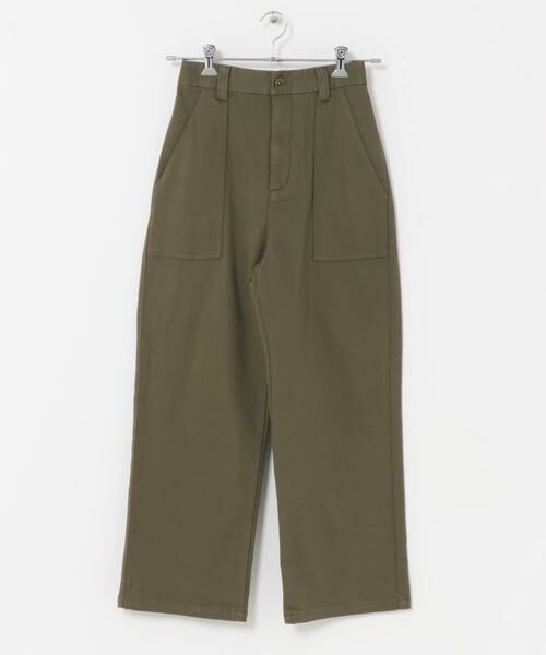 URBAN RESEARCH DOORS/アーバンリサーチ ドアーズ 裏起毛ベイカーイージーパンツ カーキ M URBAN RESEARCH DOORS/アーバンリサーチ ドアーズ 裏起毛ベイカーイージーパンツ カーキ M