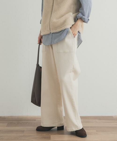 URBAN RESEARCH DOORS / アーバンリサーチ ドアーズ その他パンツ | 裏起毛ベイカーイージーパンツ | 詳細17