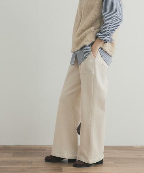 URBAN RESEARCH DOORS / アーバンリサーチ ドアーズ その他パンツ | 裏起毛ベイカーイージーパンツ | 詳細18