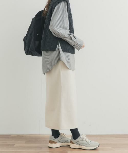 URBAN RESEARCH DOORS / アーバンリサーチ ドアーズ スカート | 『UR TECH』ニットメルトンスカート | 詳細1