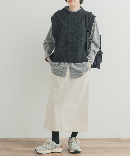 URBAN RESEARCH DOORS / アーバンリサーチ ドアーズ スカート | 『UR TECH』ニットメルトンスカート | 詳細2