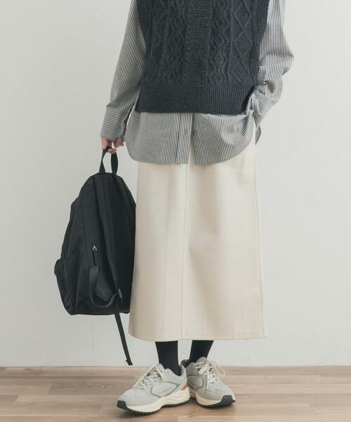 URBAN RESEARCH DOORS / アーバンリサーチ ドアーズ スカート | 『UR TECH』ニットメルトンスカート | 詳細4