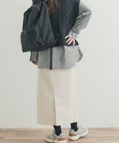 URBAN RESEARCH DOORS / アーバンリサーチ ドアーズ スカート | 『UR TECH』ニットメルトンスカート | 詳細6