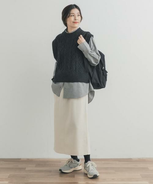 URBAN RESEARCH DOORS / アーバンリサーチ ドアーズ スカート | 『UR TECH』ニットメルトンスカート | 詳細7