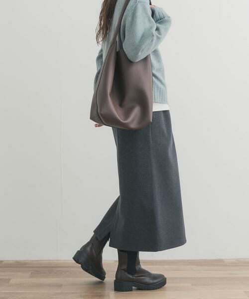 URBAN RESEARCH DOORS / アーバンリサーチ ドアーズ スカート | 『UR TECH』ニットメルトンスカート | 詳細11
