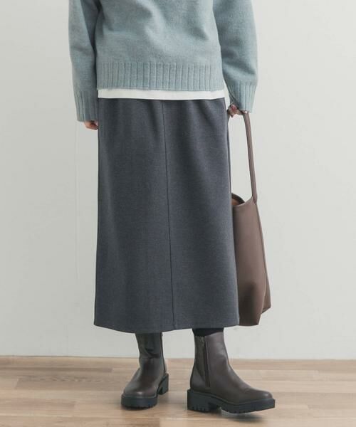 URBAN RESEARCH DOORS / アーバンリサーチ ドアーズ スカート | 『UR TECH』ニットメルトンスカート | 詳細12