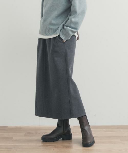 URBAN RESEARCH DOORS / アーバンリサーチ ドアーズ スカート | 『UR TECH』ニットメルトンスカート | 詳細13