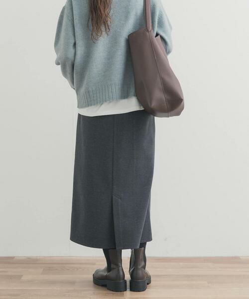 URBAN RESEARCH DOORS / アーバンリサーチ ドアーズ スカート | 『UR TECH』ニットメルトンスカート | 詳細14