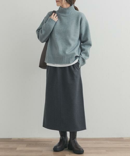 URBAN RESEARCH DOORS / アーバンリサーチ ドアーズ スカート | 『UR TECH』ニットメルトンスカート | 詳細15