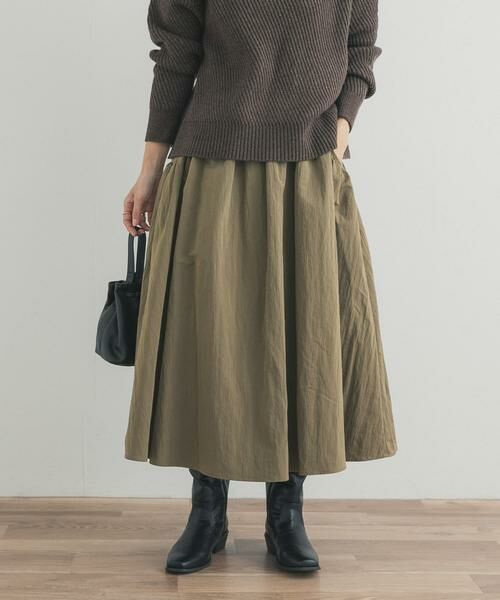 URBAN RESEARCH DOORS / アーバンリサーチ ドアーズ スカート | サイドポケットギャザースカート | 詳細1