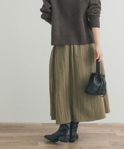URBAN RESEARCH DOORS / アーバンリサーチ ドアーズ スカート | サイドポケットギャザースカート | 詳細2