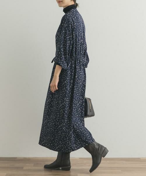 URBAN RESEARCH DOORS / アーバンリサーチ ドアーズ ワンピース | 小花柄ドロストワンピース | 詳細4