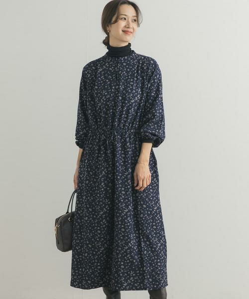 URBAN RESEARCH DOORS / アーバンリサーチ ドアーズ ワンピース | 小花柄ドロストワンピース | 詳細6