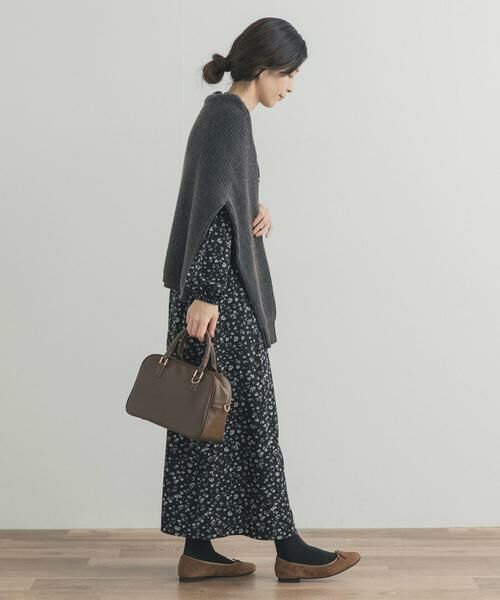 URBAN RESEARCH DOORS / アーバンリサーチ ドアーズ ワンピース | 小花柄ドロストワンピース | 詳細15