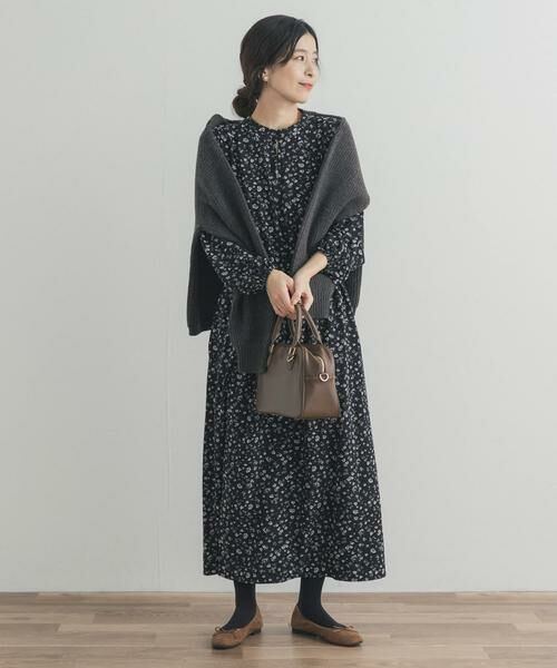 URBAN RESEARCH DOORS / アーバンリサーチ ドアーズ ワンピース | 小花柄ドロストワンピース | 詳細16