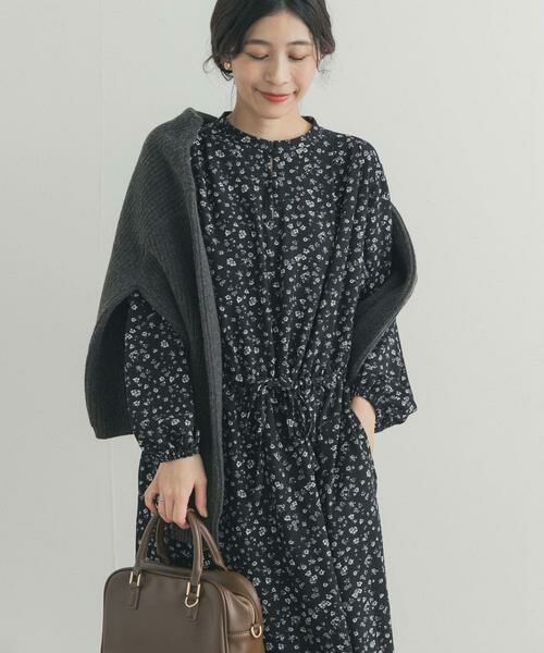 URBAN RESEARCH DOORS / アーバンリサーチ ドアーズ ワンピース | 小花柄ドロストワンピース | 詳細19