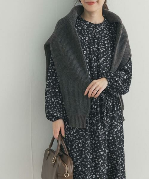 URBAN RESEARCH DOORS / アーバンリサーチ ドアーズ ワンピース | 小花柄ドロストワンピース | 詳細20