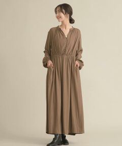 URBAN RESEARCH DOORS / アーバンリサーチ ドアーズ ワンピース | 『スタッフ企画』切替ギャザーフレアワンピース