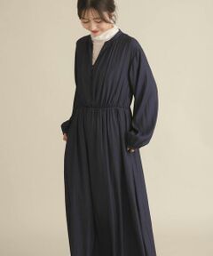 URBAN RESEARCH DOORS / アーバンリサーチ ドアーズ ワンピース | 『スタッフ企画』切替ギャザーフレアワンピース