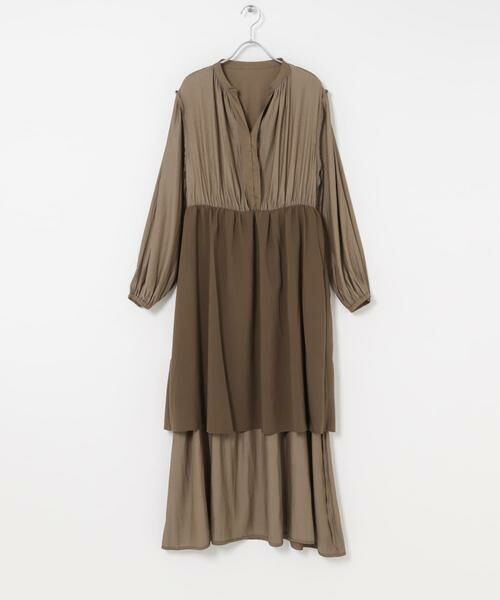 URBAN RESEARCH DOORS / アーバンリサーチ ドアーズ ワンピース | 『スタッフ企画』切替ギャザーフレアワンピース | 詳細12