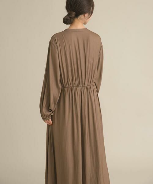 URBAN RESEARCH DOORS / アーバンリサーチ ドアーズ ワンピース | 『スタッフ企画』切替ギャザーフレアワンピース | 詳細5