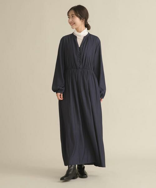 URBAN RESEARCH DOORS / アーバンリサーチ ドアーズ ワンピース | 『スタッフ企画』切替ギャザーフレアワンピース | 詳細19