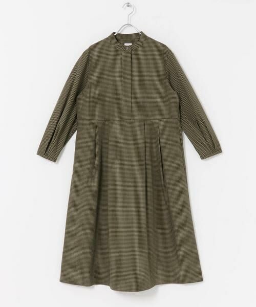 URBAN RESEARCH DOORS / アーバンリサーチ ドアーズ ワンピース | 『UR TECH』チェック柄バルーンスリーブワンピース | 詳細11