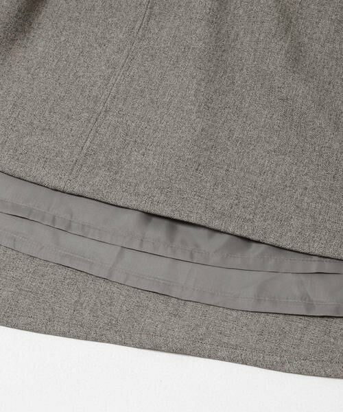 URBAN RESEARCH DOORS / アーバンリサーチ ドアーズ ワンピース | メランジBACKタックフレアジャンスカ | 詳細9