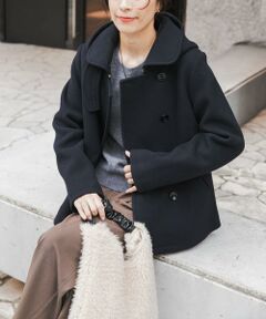 URBAN RESEARCH DOORS / アーバンリサーチ ドアーズ その他アウター | ショールカラー2WAYショートコート