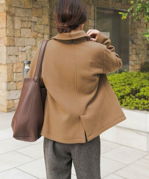 URBAN RESEARCH DOORS / アーバンリサーチ ドアーズ その他アウター | ショールカラー2WAYショートコート | 詳細4