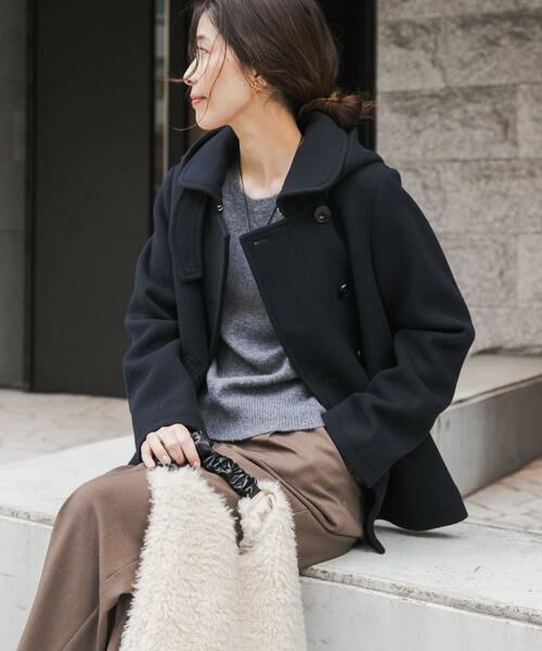 URBAN RESEARCH DOORS / アーバンリサーチ ドアーズ その他アウター | ショールカラー2WAYショートコート | 詳細18