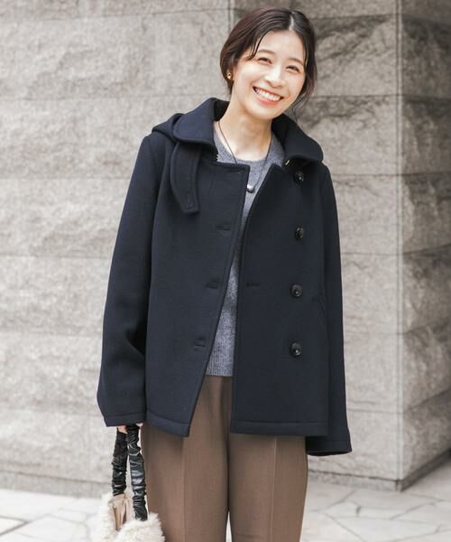 URBAN RESEARCH DOORS / アーバンリサーチ ドアーズ その他アウター | ショールカラー2WAYショートコート | 詳細24