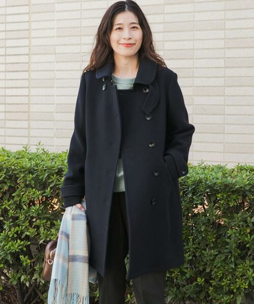 URBAN RESEARCH DOORS / アーバンリサーチ ドアーズ その他アウター | ショールカラー2WAYロングコート | 詳細24