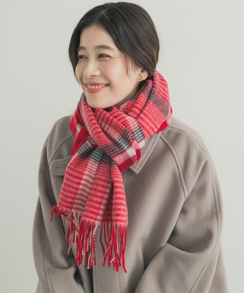 URBAN RESEARCH DOORS / アーバンリサーチ ドアーズ マフラー・ショール・スヌード・ストール | ウールチェックストール | 詳細1