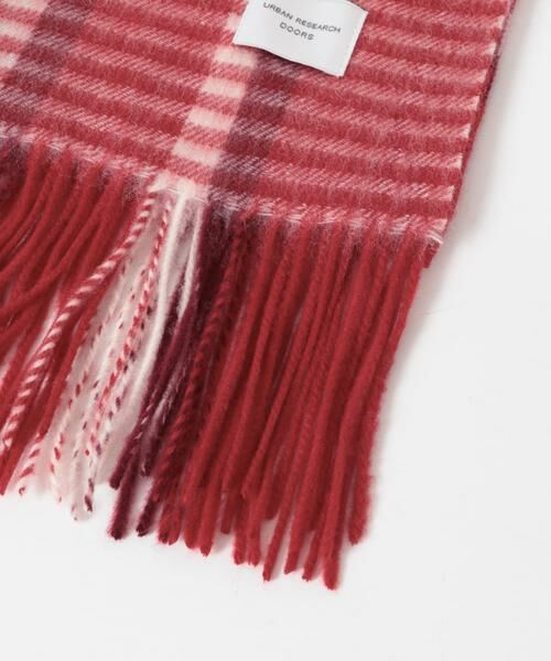 URBAN RESEARCH DOORS / アーバンリサーチ ドアーズ マフラー・ショール・スヌード・ストール | ウールチェックストール | 詳細3
