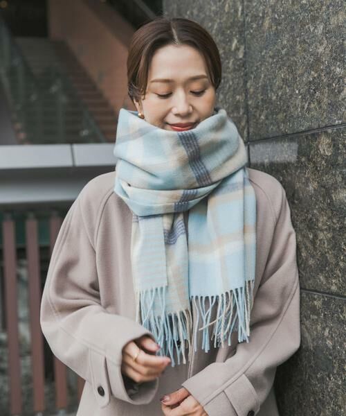 URBAN RESEARCH DOORS / アーバンリサーチ ドアーズ マフラー・ショール・スヌード・ストール | ウールチェックストール | 詳細13