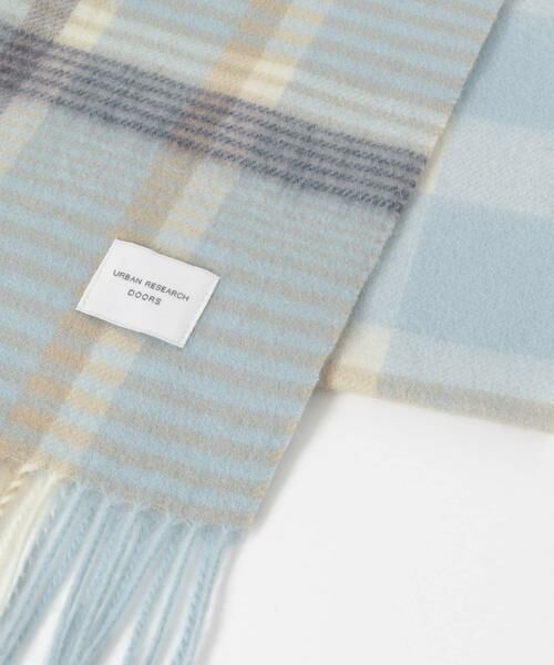 URBAN RESEARCH DOORS / アーバンリサーチ ドアーズ マフラー・ショール・スヌード・ストール | ウールチェックストール | 詳細15