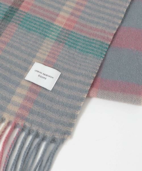 URBAN RESEARCH DOORS / アーバンリサーチ ドアーズ マフラー・ショール・スヌード・ストール | ウールチェックストール | 詳細18