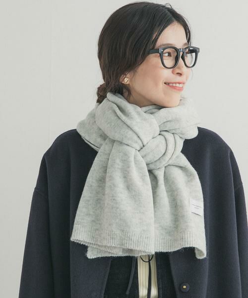 URBAN RESEARCH DOORS / アーバンリサーチ ドアーズ マフラー・ショール・スヌード・ストール | メランジニットストール | 詳細3