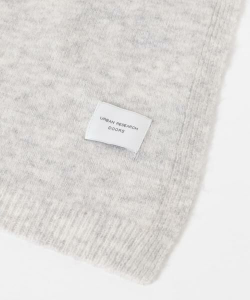 URBAN RESEARCH DOORS / アーバンリサーチ ドアーズ マフラー・ショール・スヌード・ストール | メランジニットストール | 詳細5