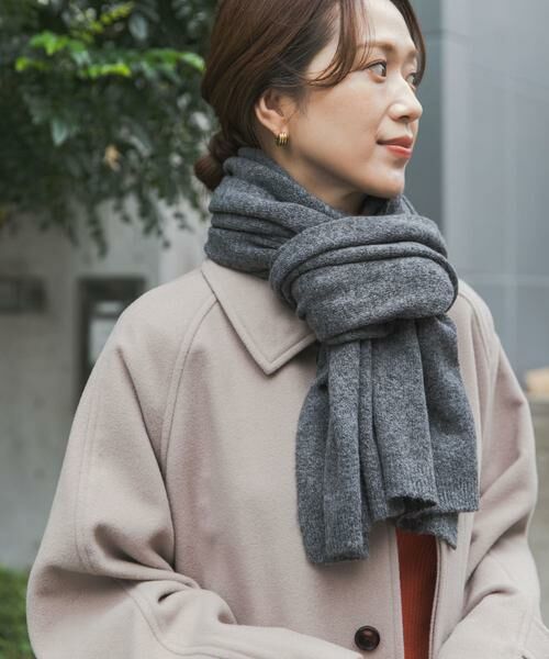 URBAN RESEARCH DOORS / アーバンリサーチ ドアーズ マフラー・ショール・スヌード・ストール | メランジニットストール | 詳細6