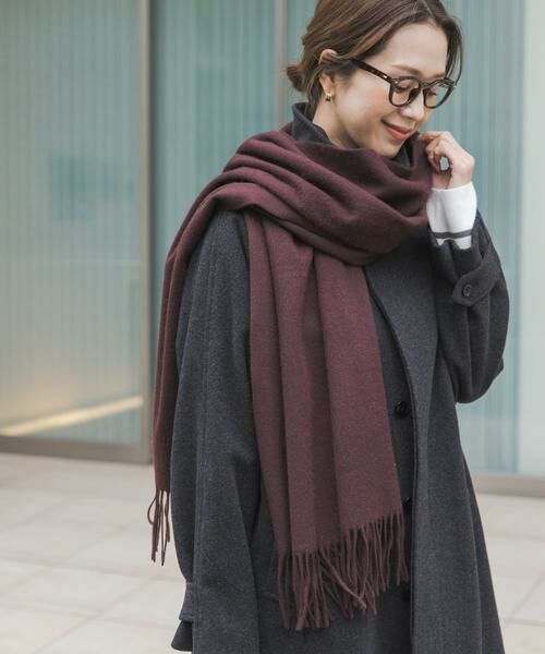 URBAN RESEARCH DOORS / アーバンリサーチ ドアーズ マフラー・ショール・スヌード・ストール | しっとりカシミヤ混ストール | 詳細6