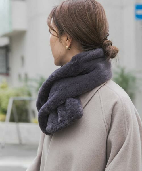 URBAN RESEARCH DOORS / アーバンリサーチ ドアーズ マフラー・ショール・スヌード・ストール | エコファーティペット | 詳細3