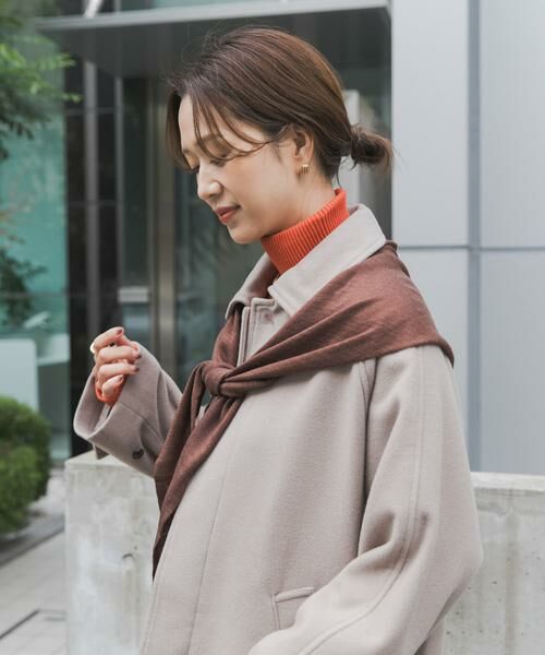 URBAN RESEARCH DOORS / アーバンリサーチ ドアーズ マフラー・ショール・スヌード・ストール | ウールアクリルニットストール | 詳細1