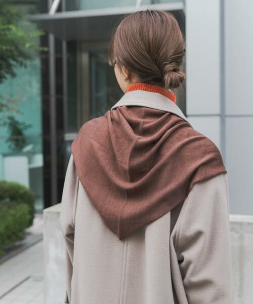 URBAN RESEARCH DOORS / アーバンリサーチ ドアーズ マフラー・ショール・スヌード・ストール | ウールアクリルニットストール | 詳細2