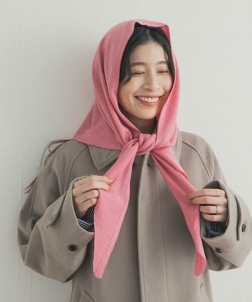 URBAN RESEARCH DOORS / アーバンリサーチ ドアーズ マフラー・ショール・スヌード・ストール | ウールアクリルニットストール | 詳細5