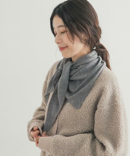 URBAN RESEARCH DOORS / アーバンリサーチ ドアーズ マフラー・ショール・スヌード・ストール | ウールアクリルニットストール | 詳細10