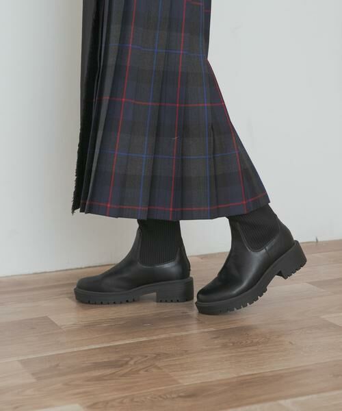 URBAN RESEARCH DOORS / アーバンリサーチ ドアーズ ブーツ（ショート丈） | ニットドッキングブーツ | 詳細1