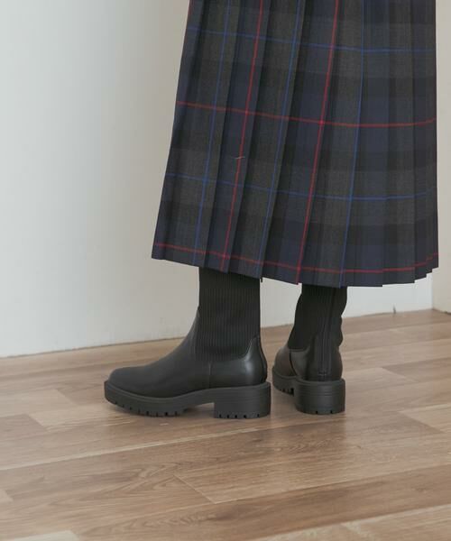 URBAN RESEARCH DOORS / アーバンリサーチ ドアーズ ブーツ（ショート丈） | ニットドッキングブーツ | 詳細2