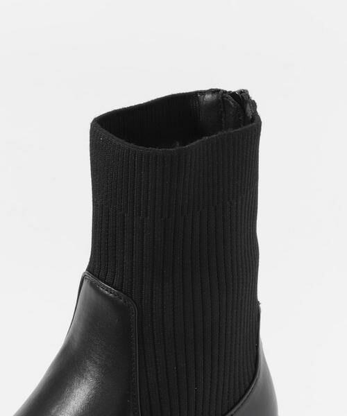 URBAN RESEARCH DOORS / アーバンリサーチ ドアーズ ブーツ（ショート丈） | ニットドッキングブーツ | 詳細7
